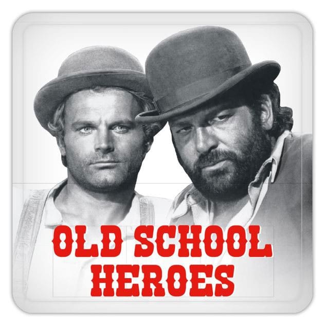 Bud Spencer® Old School Heroes - Débardeur Pour Homme Noir, 100% Coton Premium